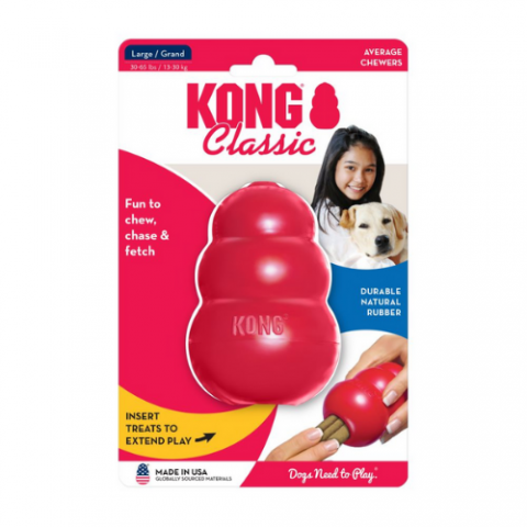 KNG-11111 - KONG CLASICO LARGE ROJO 1